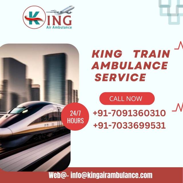 Gain King Train Ambulance Services  For Safe Patient Transfer In Ranchi