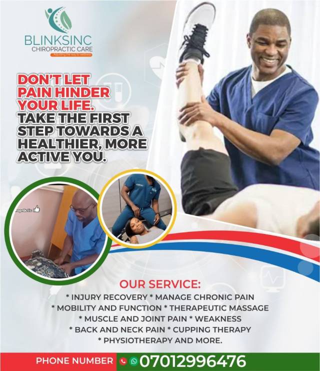 Chiropractic And Physiotherapy Services - Call 07012996476