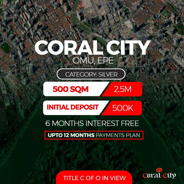 We Are Selling Land At Coral City EPE - Call 08033002281