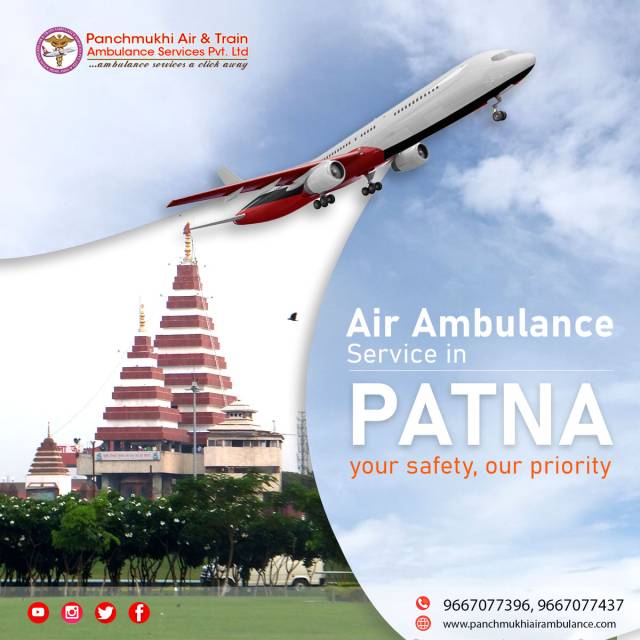 Select Panchmukhi Air Ambulance Services In Patna With Superb Medical Crew