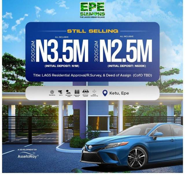 Buy Your Land At Epe Diamond Estate - Call 09068445870