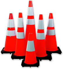 Traffic Cones For Road Safety 100cm