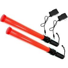 Red Traffic LED Baton, For Road Safety