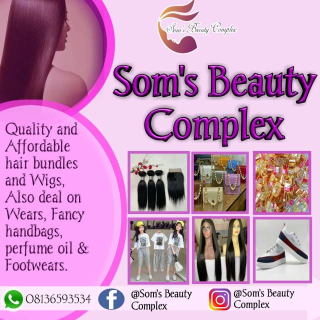 Human Hair And Perfume Oil With Footwear And More