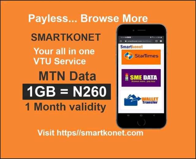 Visit Smartkonet To Buy Cheap Data And Airtime