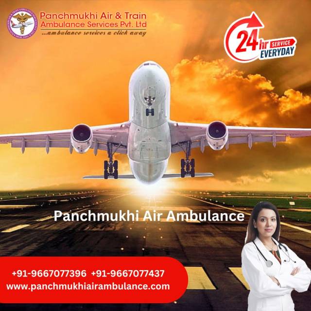 Utilize Panchmukhi Air Ambulance Services In Patna With Top Medical Crew