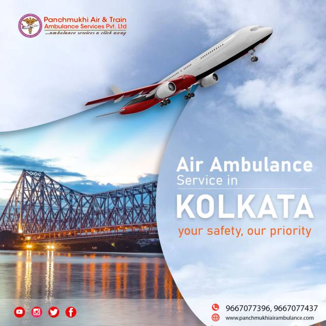 Use Hi-tech Panchmukhi Air Ambulance Services In Kolkata With Medical Care