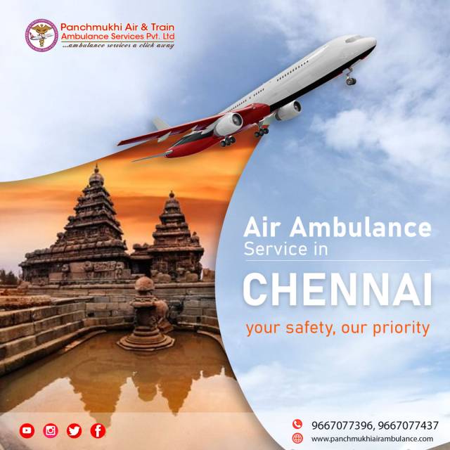 Choose Panchmukhi Air Ambulance Services In Chennai With Healthcare Facility