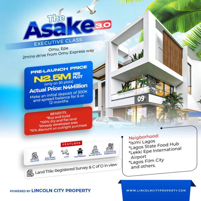 Plots Of Land For Sale At ASAKE 3.0, Omu Epe (Call 07015623364)