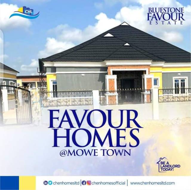 3 Bdr Detached Bungalow For Sale At Mowe Town - Call 07080819112