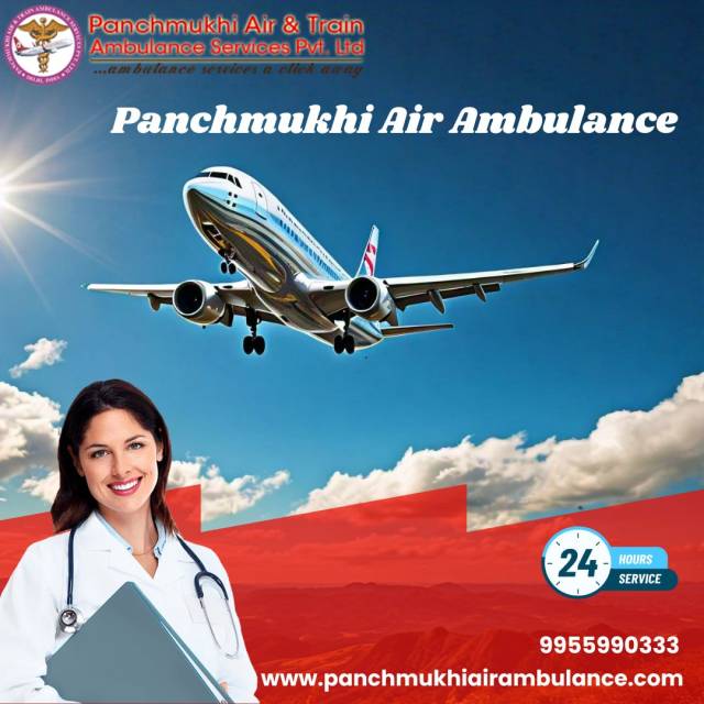 With A Specialized Medical Use Panchmukhi Air Ambulance Services In Bhopal