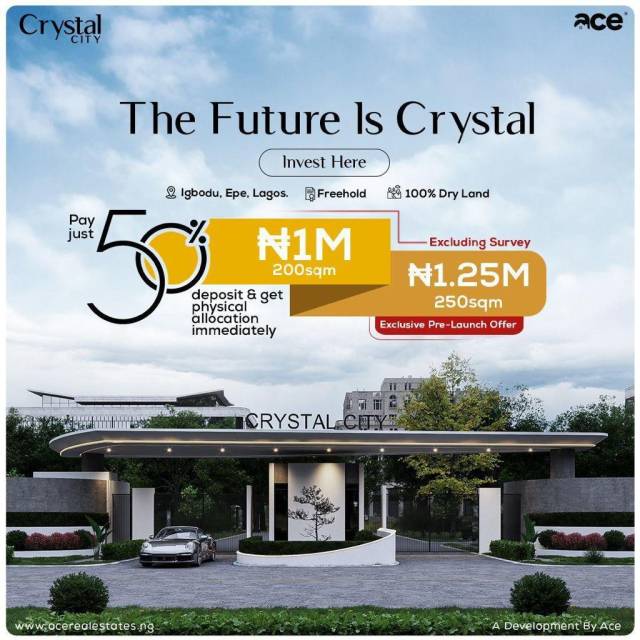 Plots Of Land For Sale At Crystal City Epe - Call 07061166000