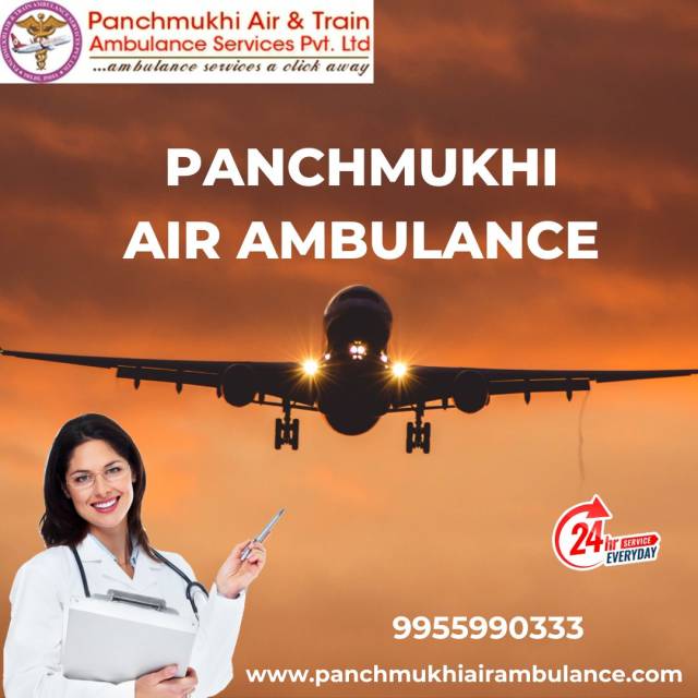 With Top-Notch Medical Setup Take Panchmukhi Air Ambulance Services In Ranchi