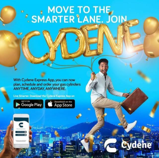 Join Cydene Express App - Call 09081111104