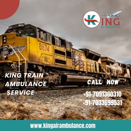 Select  King Train Ambulance Service In Guwahati