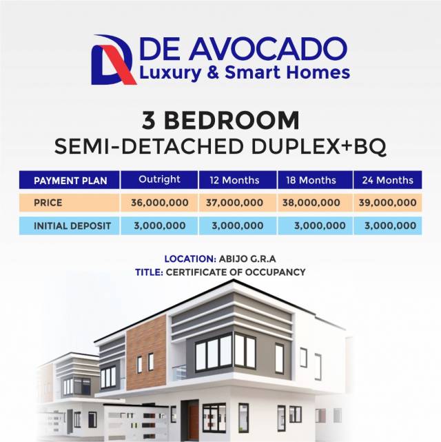 2 And 3 Bdr Duplexes For Sale At Abijo GRA - Call 09027012574