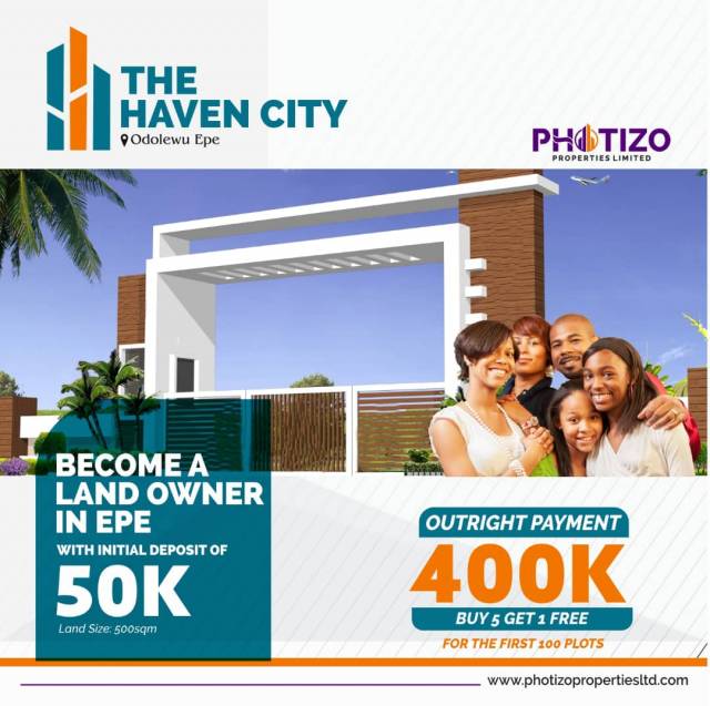 Plots Of Land At  The Haven City Epe - CALL 08184378678