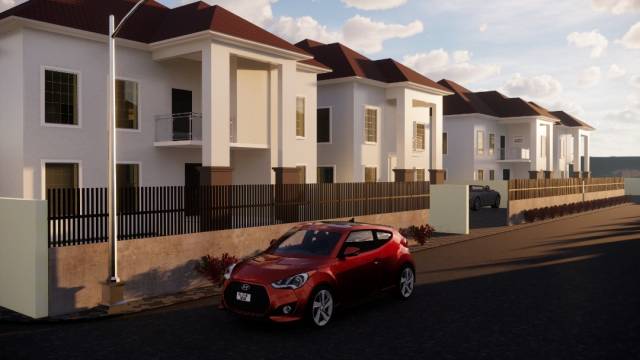 4 Bedroom Semi Detached Duplex Plus Bq At Abuja - CALL 08136248328