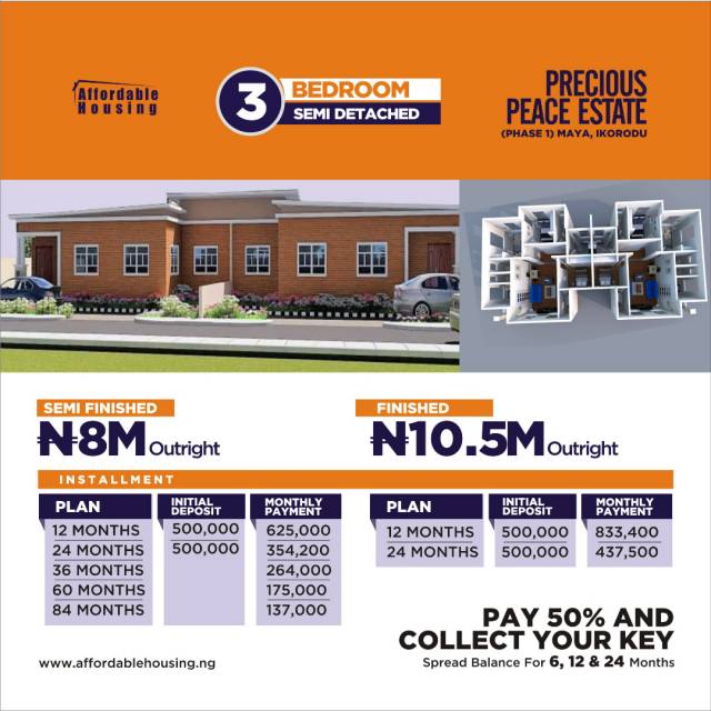 Land Or Apartment In Ibeju Lekki And MAYA IKORODU LAGOS - CALL 08171423153