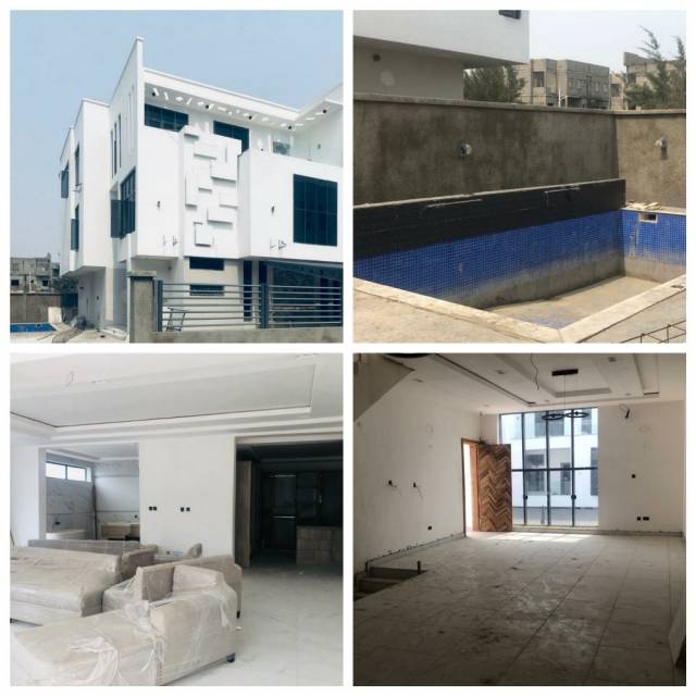 5 Bdr With 2Bq And Security House For Sale At Osapa London - CALL 07056001917