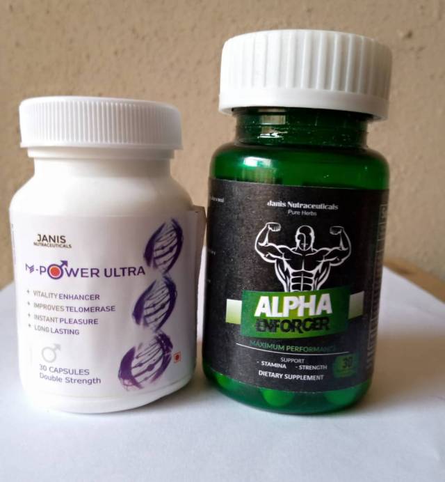 Alpha Enforcer And M-power Ultra For Men - Call 08060812655