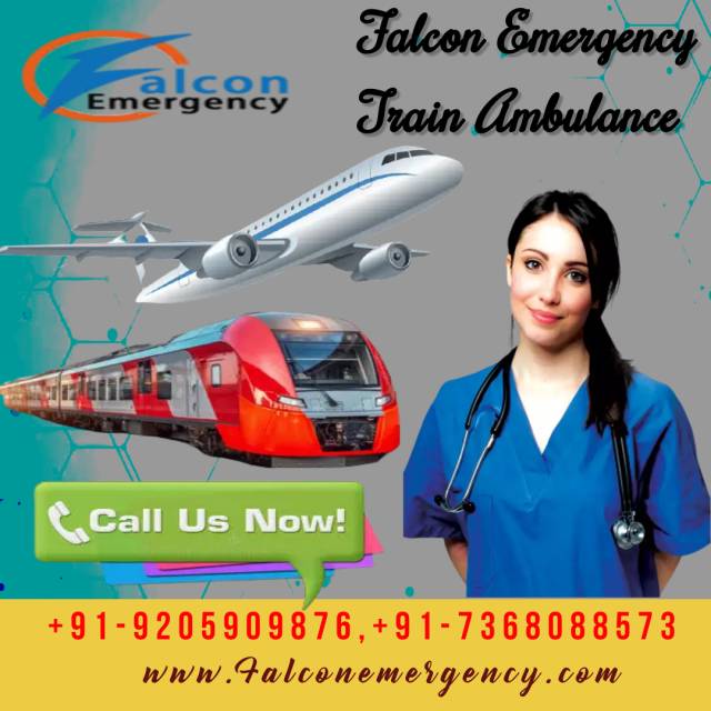 For Top-notch Medical Care Choose Falcon Train Ambulance Services In Varanasi