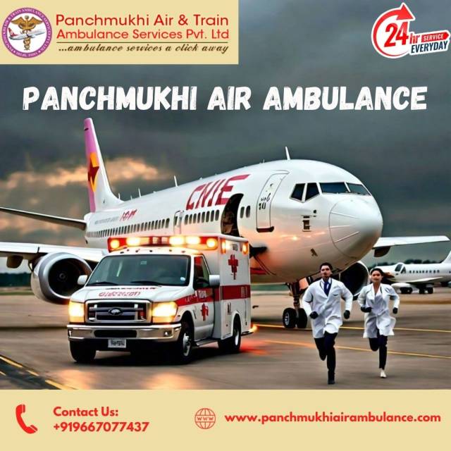 With Hi-tech Medical Tools Get Panchmukhi Air Ambulance Services In Patna