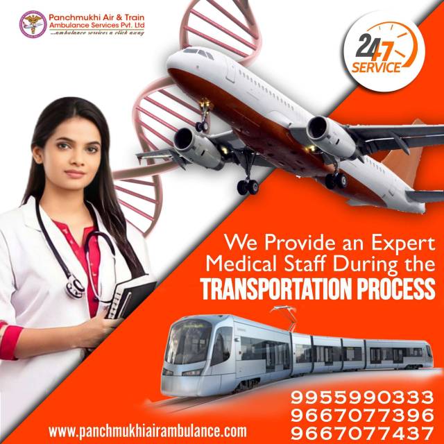 Book Panchmukhi Air Ambulance Services In Varanasi With Medical Care