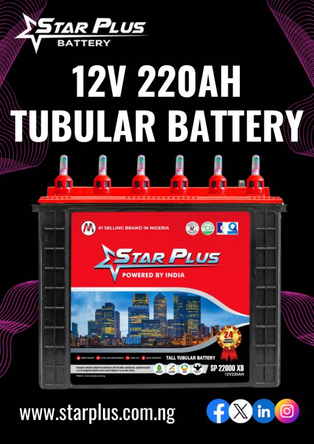 Top-Quality 12V 220Ah Tubular Battery At Best Price