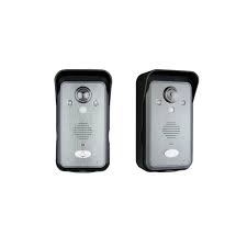 Wired Video Intercom System 7 Inch Doorbell Indoor Monitor