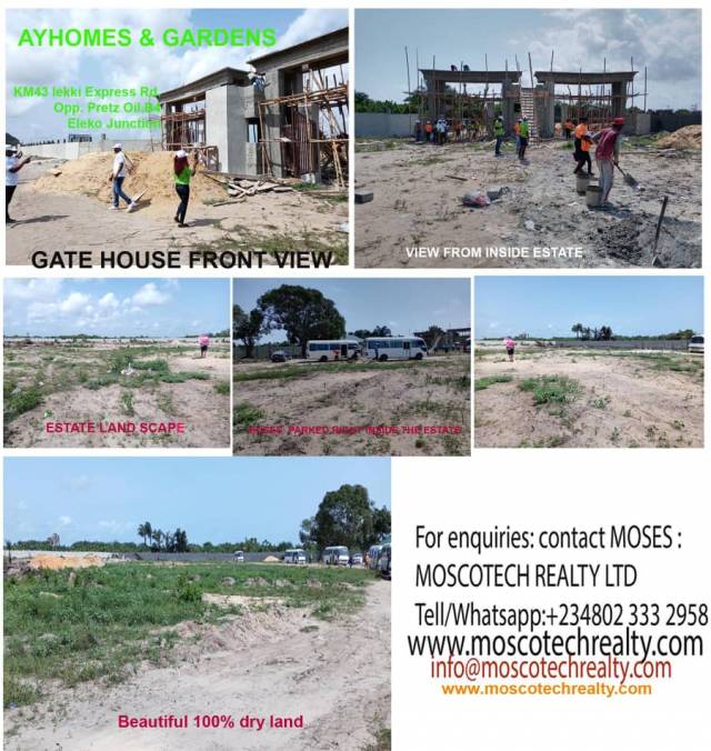 Plot Of Land At AY HOME GARDENS,IGANDO AREA - Call 08023332958