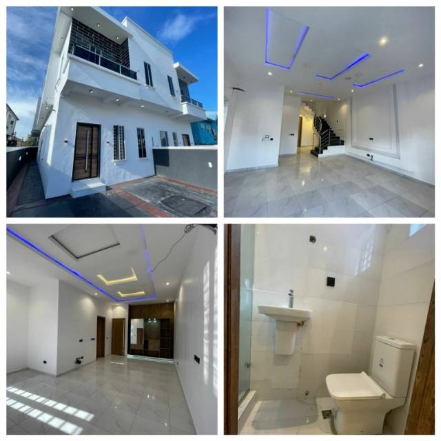 4 BDR SEMI DETACHED DUPLEX  AT AGUNGI LEKKI - CALL 08066743126