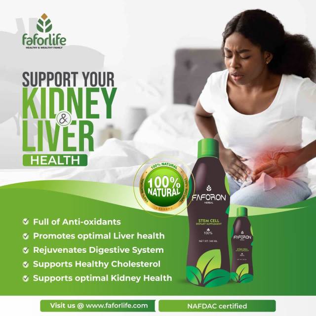 Support Your Kidney And Liver Health With Faforon - Call 09112824761