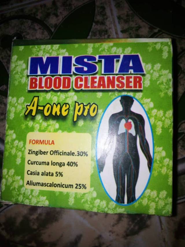 Get Effective MISTA BLOOD CLEANSER - Call 08143329086