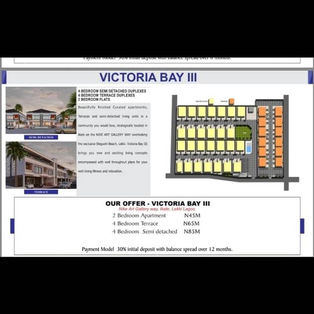 Flats, Terraces And Duplexes At VICTORIA BAY For Sale (Call 08166108995)