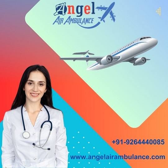 Get India No-1 ICU Support Angel Air Ambulance Services In Siliguri