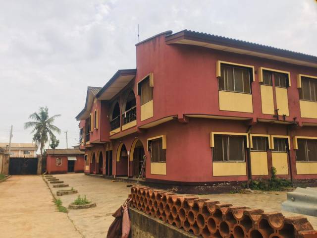 A Storey Building And Bungalows For Sale At Akute - Call 08034056529